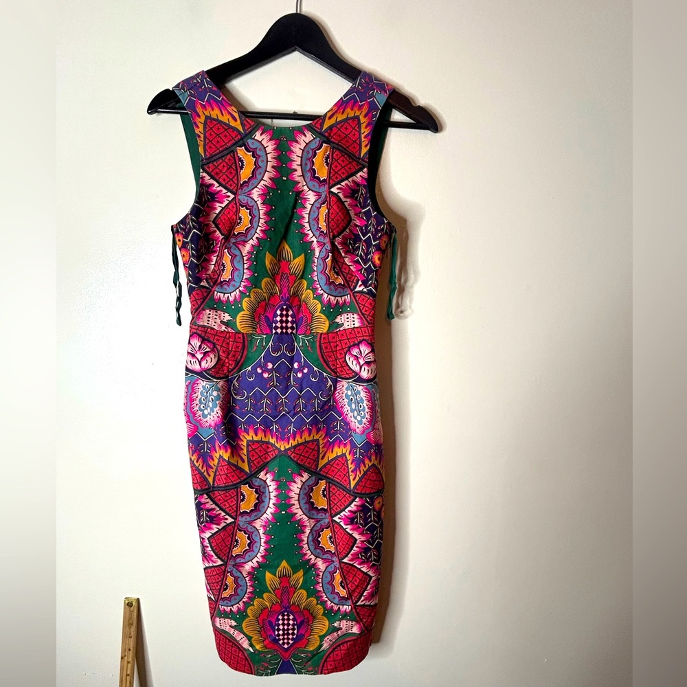 Anthropologie Maeve KALEIDOSCOPE Sleeveless Sheath Shift Dress Size 2
